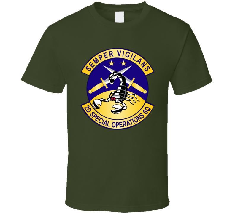 Army - Usafsof - 2nd Special Operations Squadron Wo Txt T Shirt