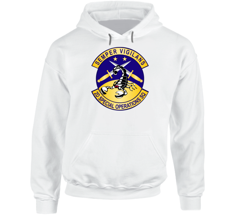 Army - Usafsof - 2nd Special Operations Squadron Wo Txt Hoodie