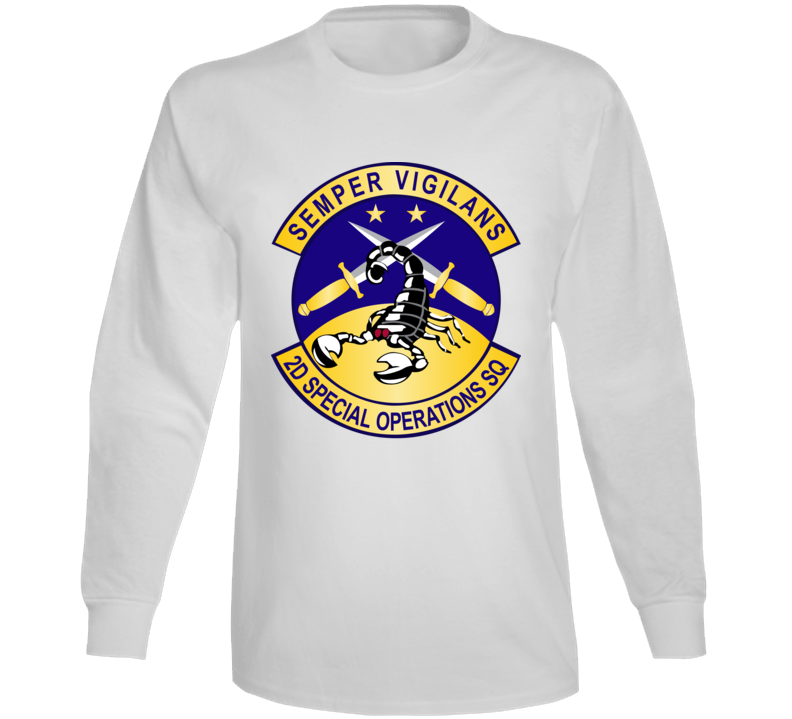 Army - Usafsof - 2nd Special Operations Squadron Wo Txt Long Sleeve
