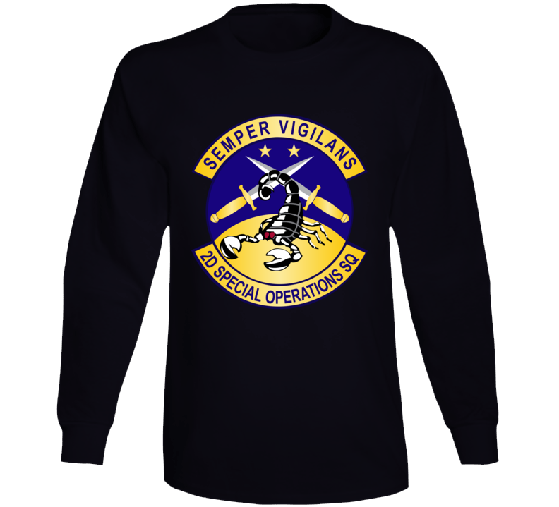 Army - Usafsof - 2nd Special Operations Squadron Wo Txt Long Sleeve