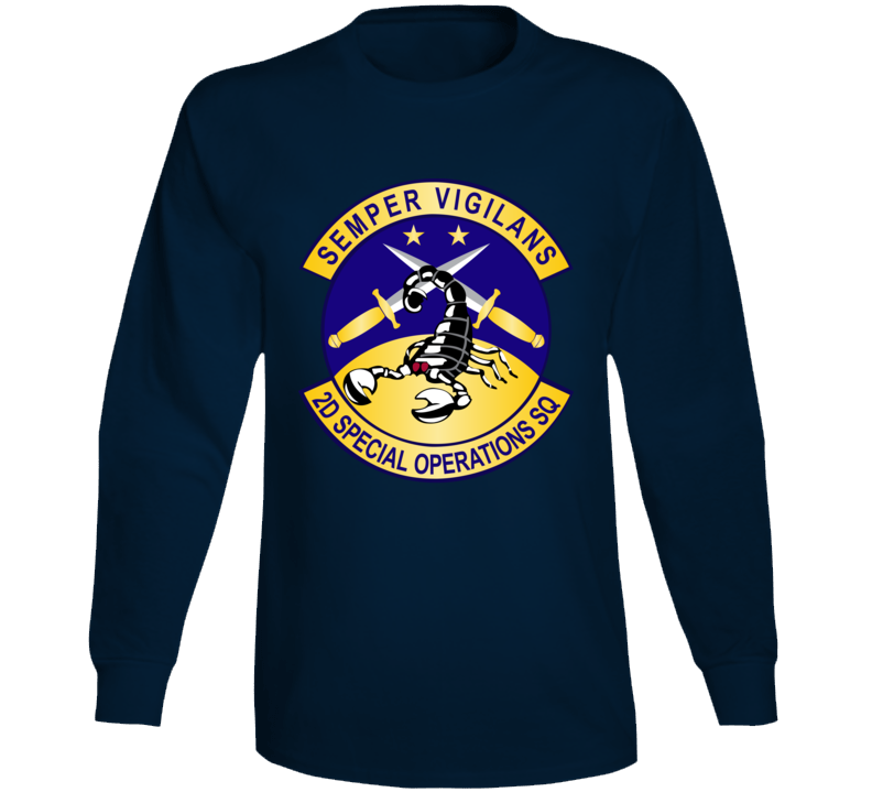 Army - Usafsof - 2nd Special Operations Squadron Wo Txt Long Sleeve
