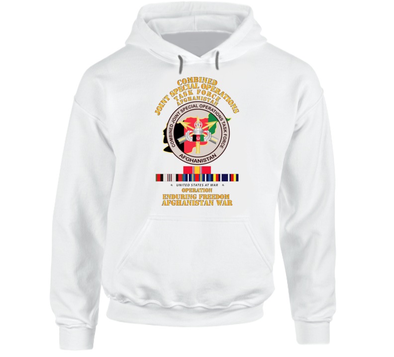 SOF - Combined Joint Special Operations Task Force - OEF - Afghanistan w SVC Hoodie