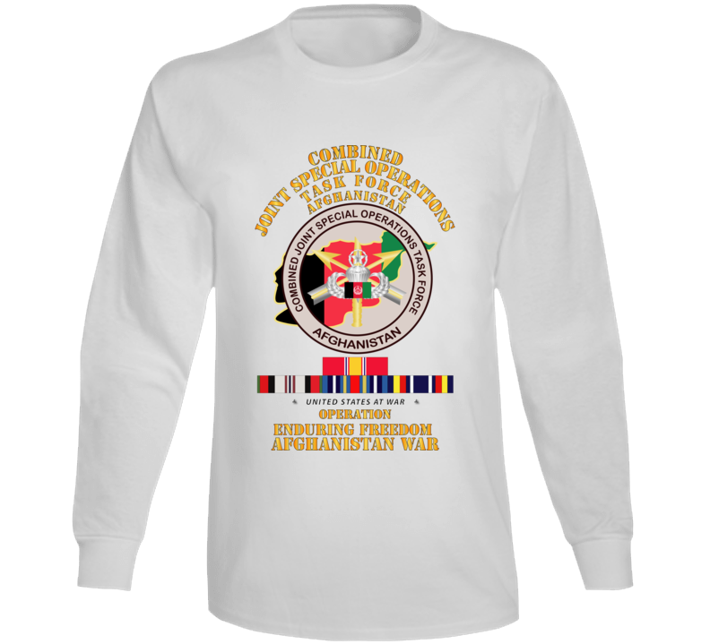 SOF - Combined Joint Special Operations Task Force - OEF - Afghanistan w SVC Long Sleeve