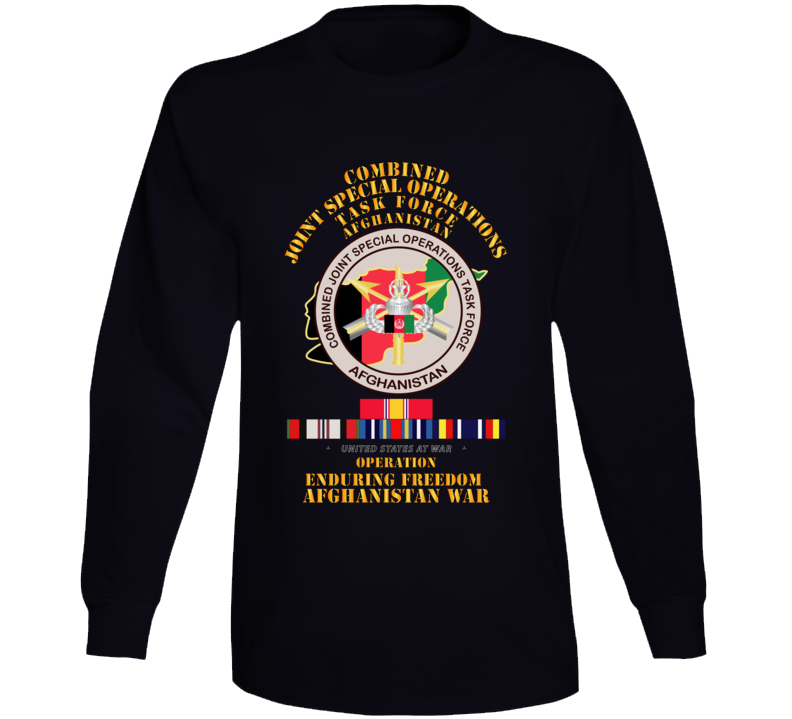 SOF - Combined Joint Special Operations Task Force - OEF - Afghanistan w SVC Long Sleeve