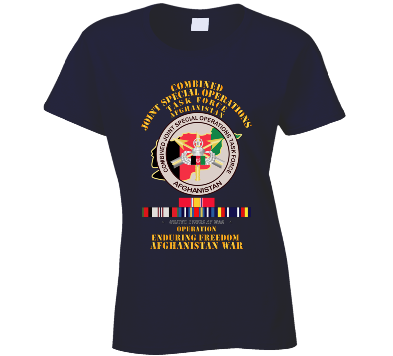 Sof - Combined Joint Special Operations Task Force - Oef - Afghanistan W Svc T Shirt
