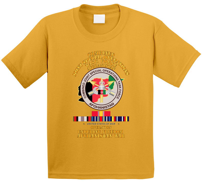 SOF - Combined Joint Special Operations Task Force - OEF - Afghanistan w SVC T Shirt