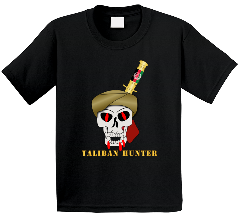 Sof - Taliban Hunter W Bayonet In Skull T Shirt