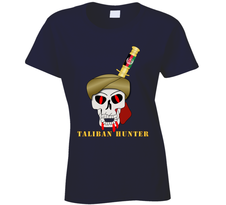 Sof - Taliban Hunter W Bayonet In Skull T Shirt