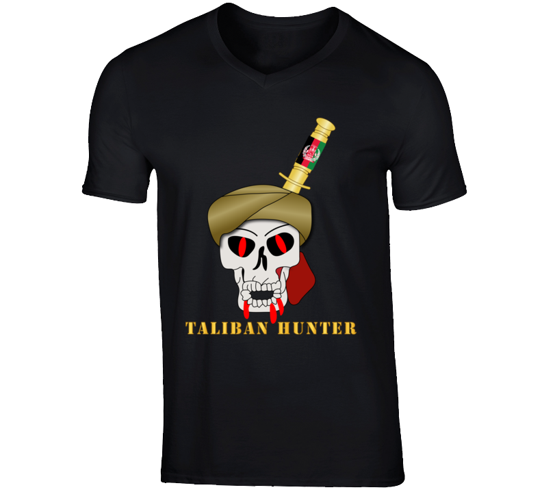 Sof - Taliban Hunter W Bayonet In Skull T Shirt