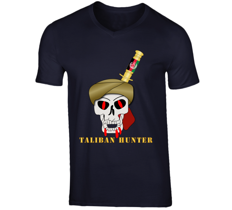 Sof - Taliban Hunter W Bayonet In Skull T Shirt