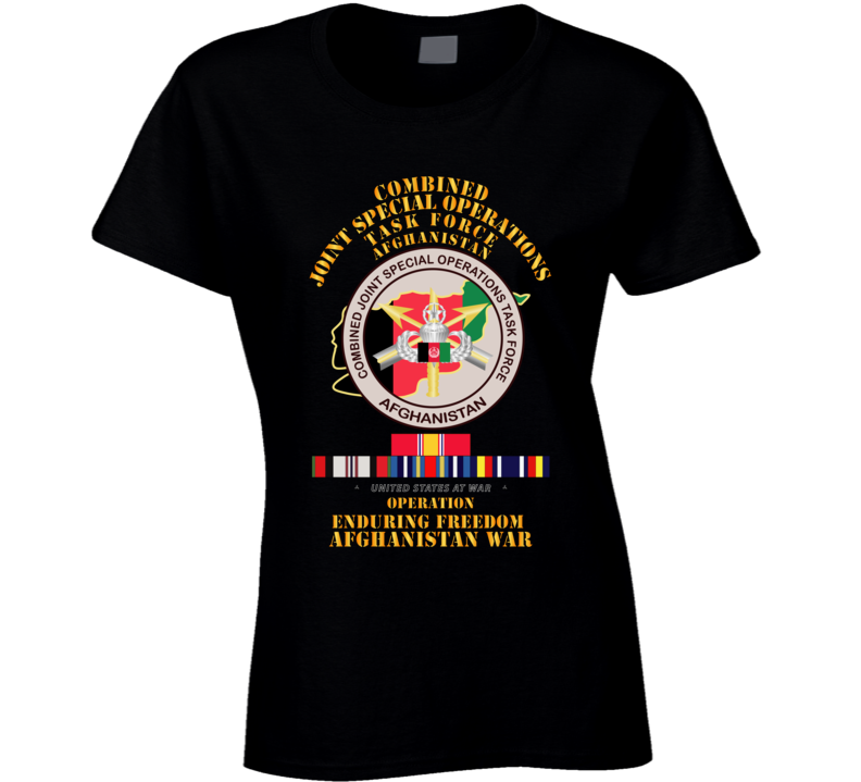 Sof - Combined Joint Special Operations Task Force - Oef - Afghanistan W Svc T Shirt