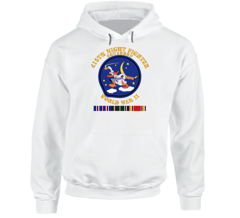 Aac - 415th Night Fighter Squadron - Wwii W Eu Svc Hoodie