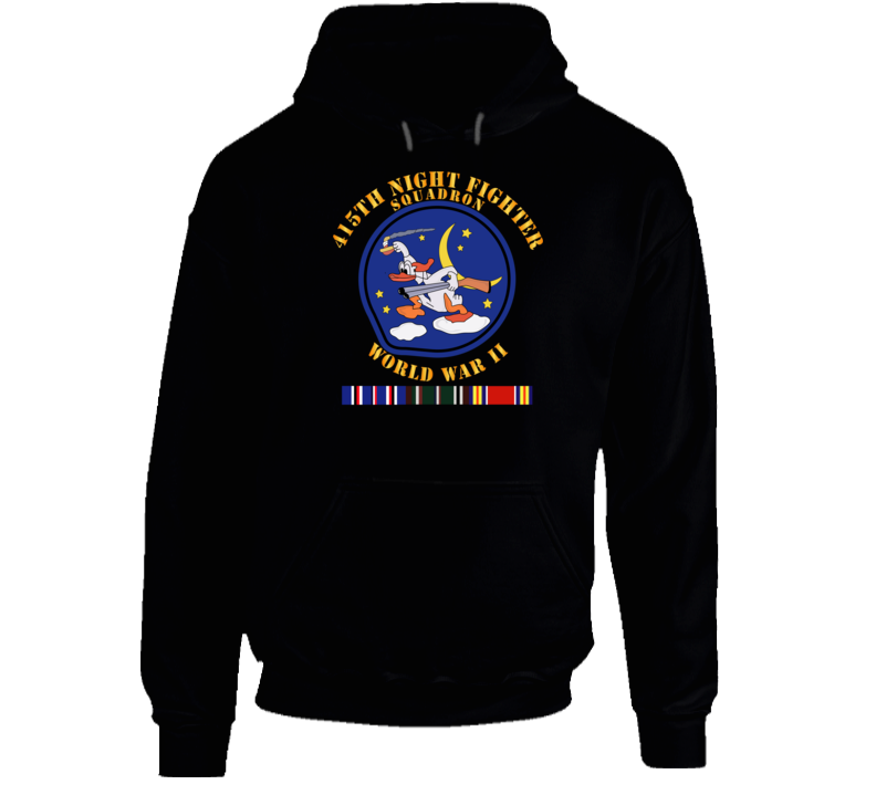 Aac - 415th Night Fighter Squadron - Wwii W Eu Svc Hoodie