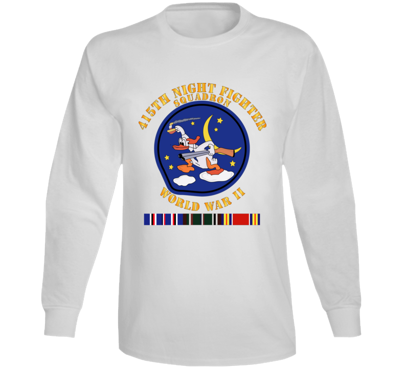 Aac - 415th Night Fighter Squadron - Wwii W Eu Svc Long Sleeve