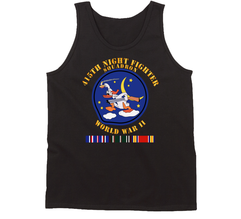 Aac - 415th Night Fighter Squadron - Wwii W Eu Svc Tanktop