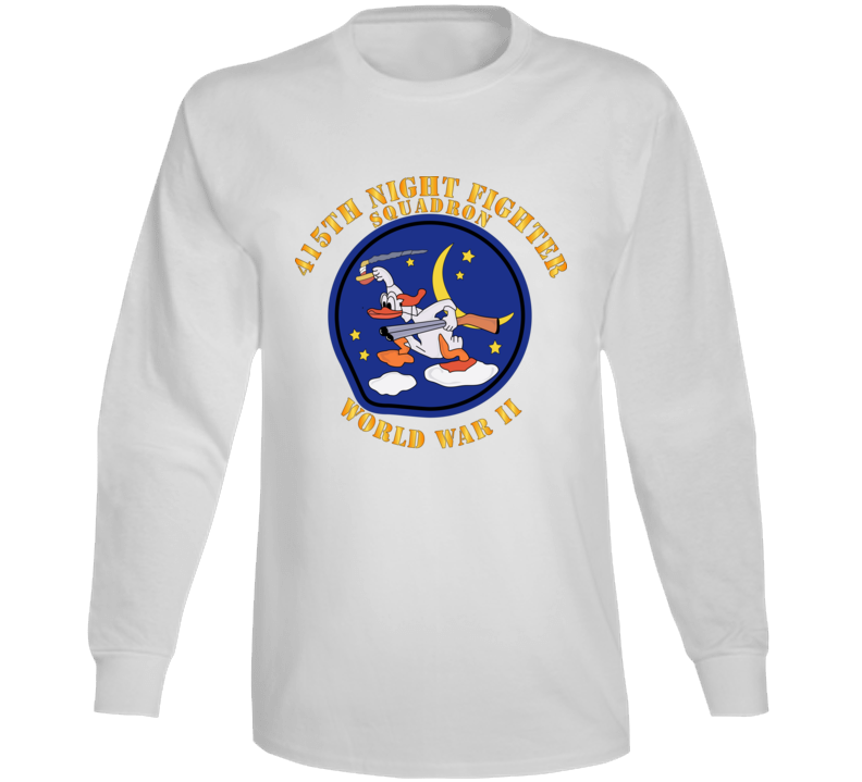 Aac - 415th Night Fighter Squadron - Wwii Long Sleeve