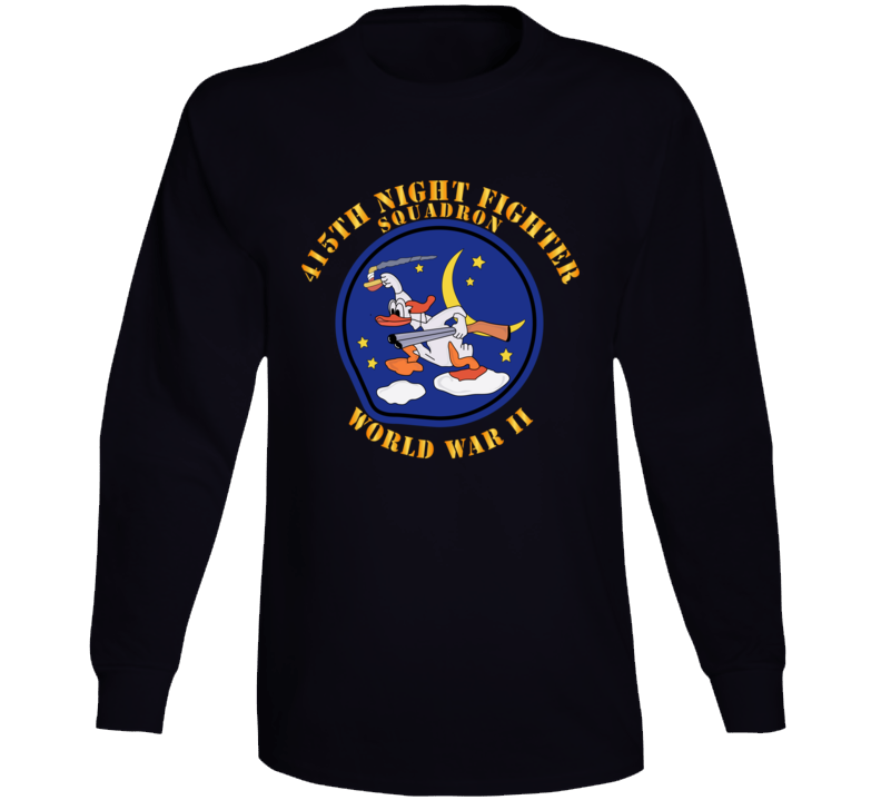 Aac - 415th Night Fighter Squadron - Wwii Long Sleeve