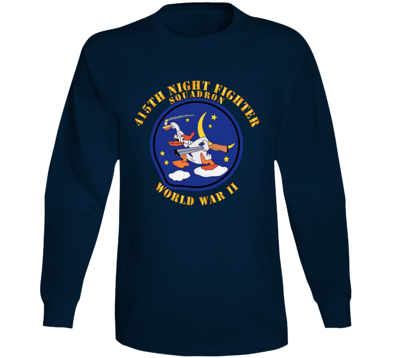 Aac - 415th Night Fighter Squadron - Wwii Long Sleeve