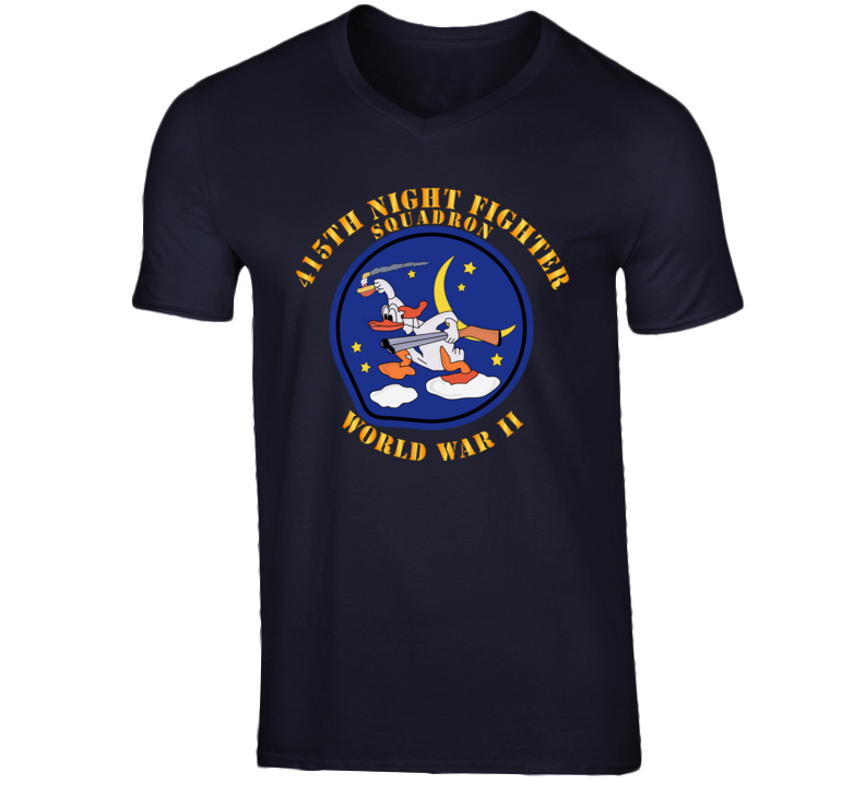 Aac - 415th Night Fighter Squadron - Wwii V-neck