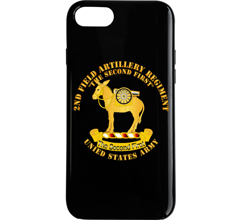 Army - 2nd Field Artillery Regiment - V1 Phone Case