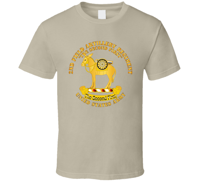Army - 2nd Field Artillery Regiment - V1 T Shirt
