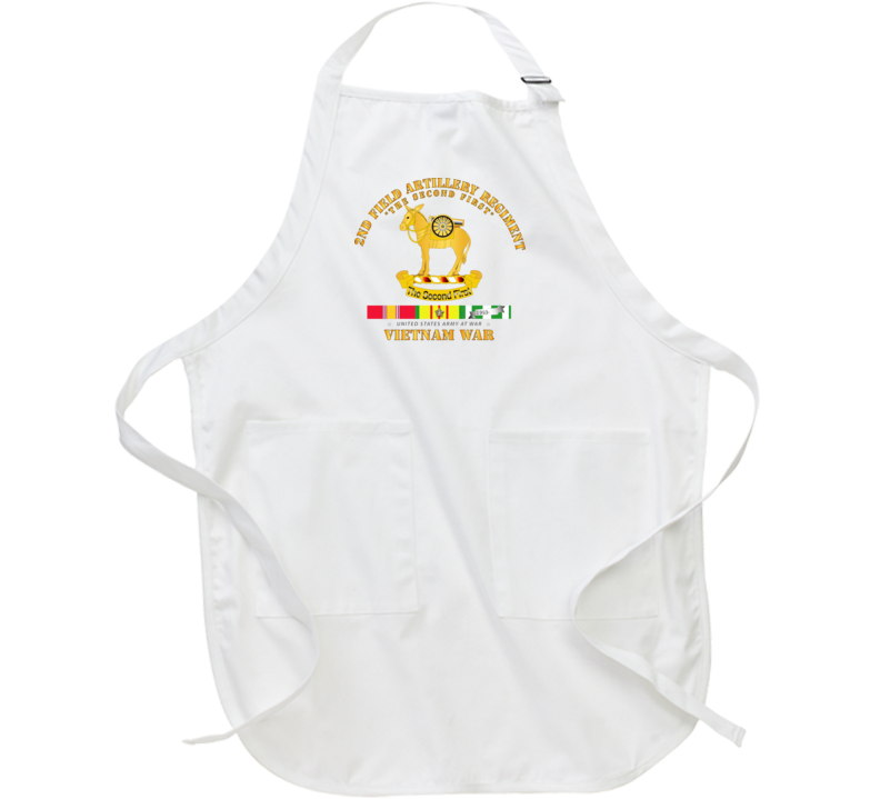 Army - 2nd Field Artillery Regiment - Vietnam W Svc Apron