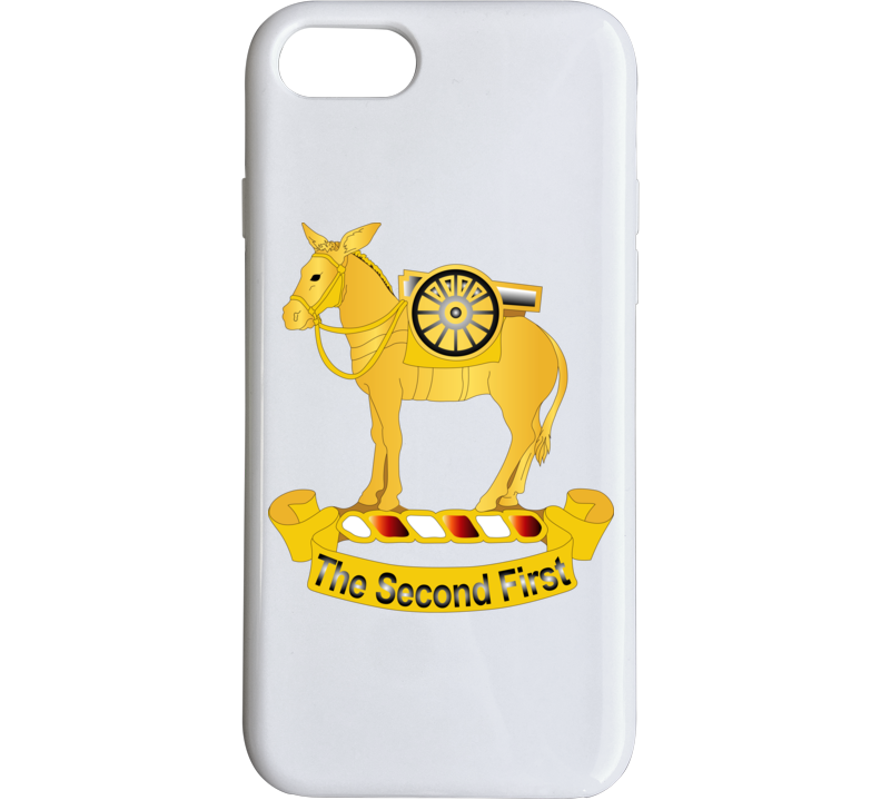 Army - 2nd Field Artillery Regiment Wo Txt Phone Case