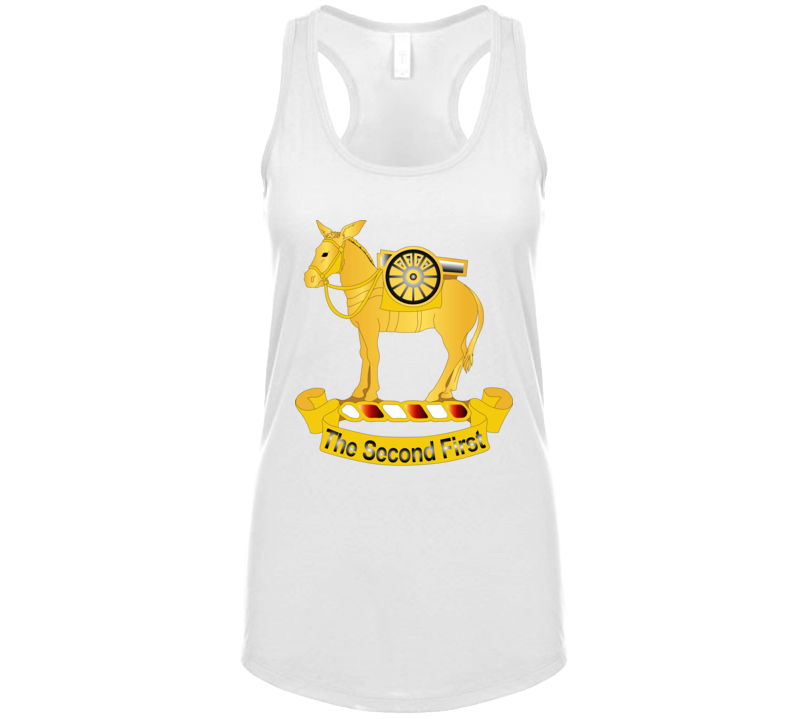 Army - 2nd Field Artillery Regiment Wo Txt T Shirt
