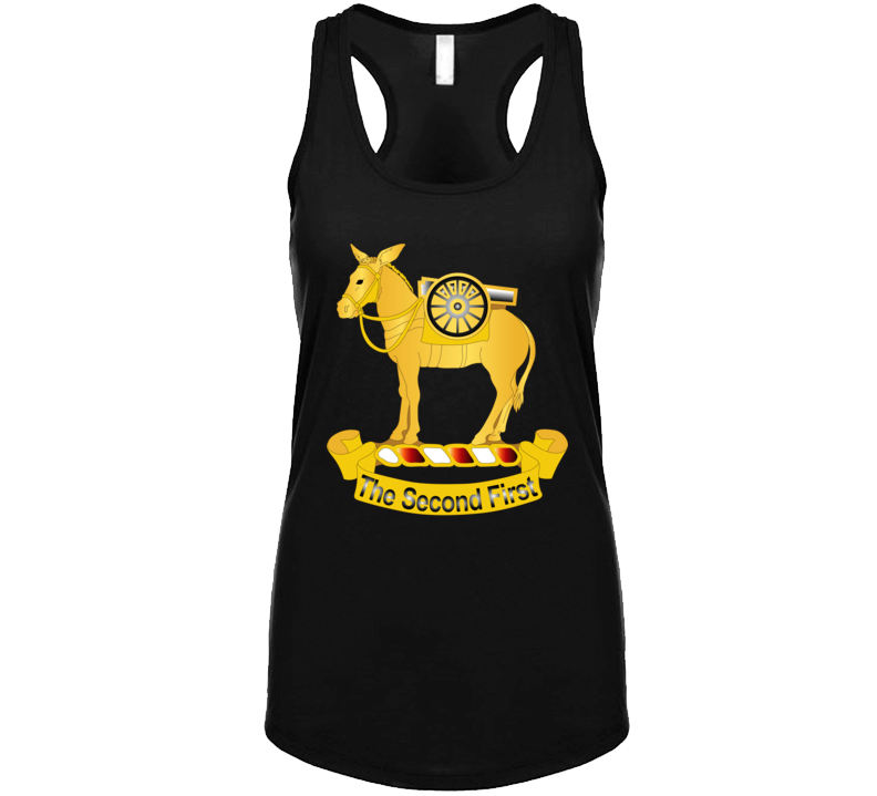 Army - 2nd Field Artillery Regiment Wo Txt T Shirt