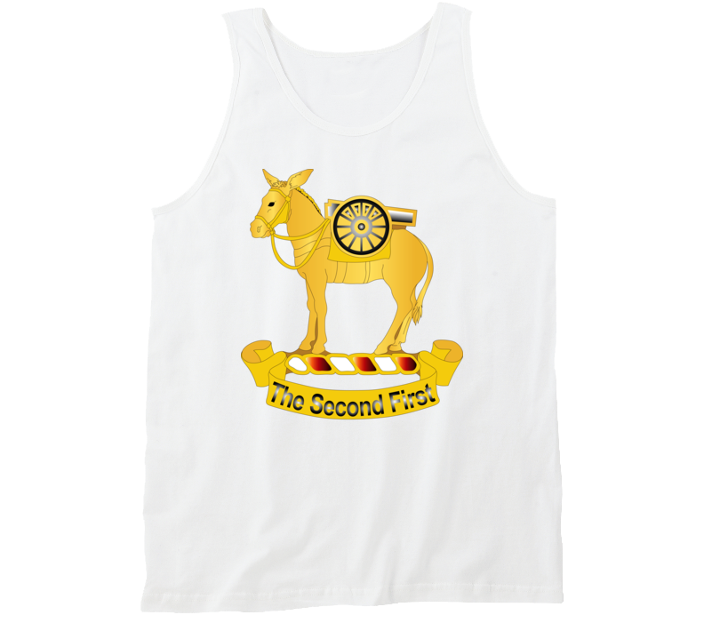 Army - 2nd Field Artillery Regiment Wo Txt Tanktop