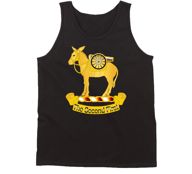 Army - 2nd Field Artillery Regiment Wo Txt Tanktop