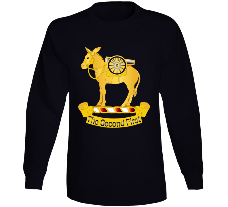Army - 2nd Field Artillery Regiment Wo Txt Long Sleeve
