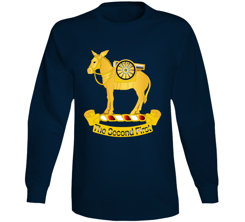 Army - 2nd Field Artillery Regiment Wo Txt Long Sleeve