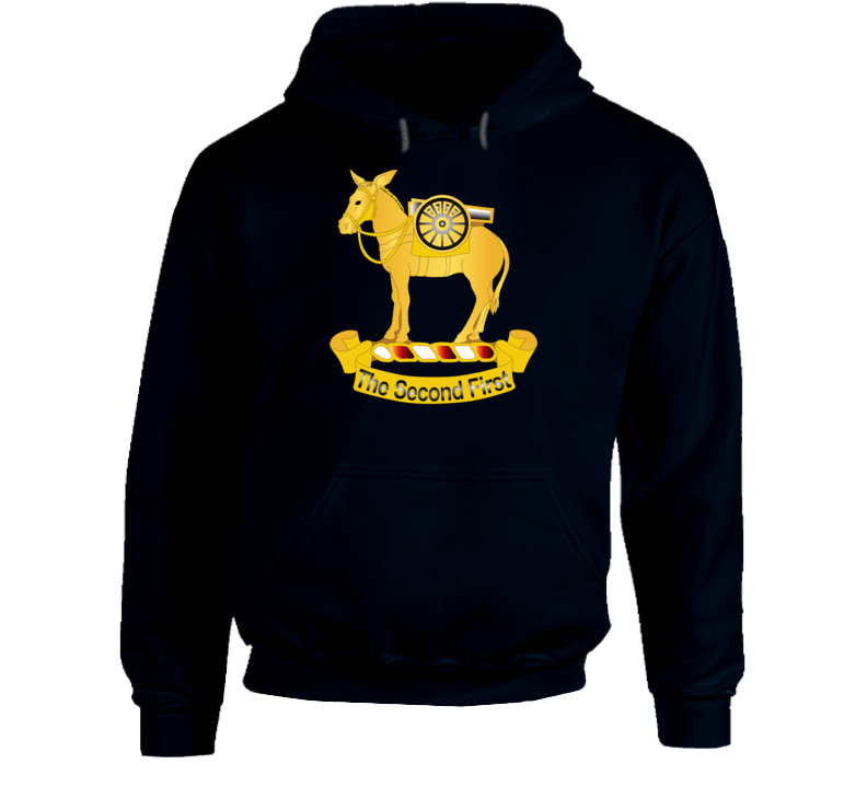 Army - 2nd Field Artillery Regiment Wo Txt Hoodie