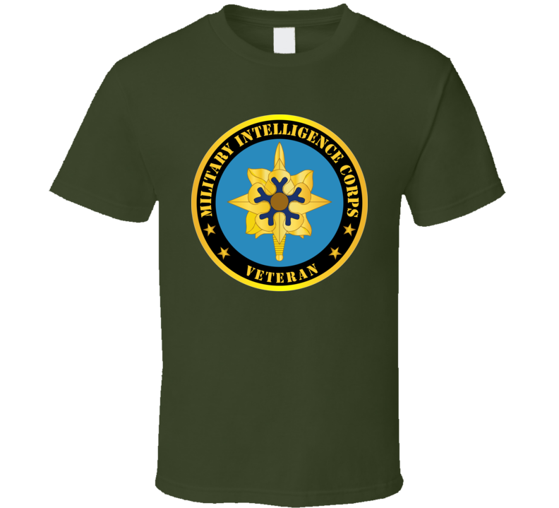 Army - Military Intellligence Corps Branch Veteran T Shirt