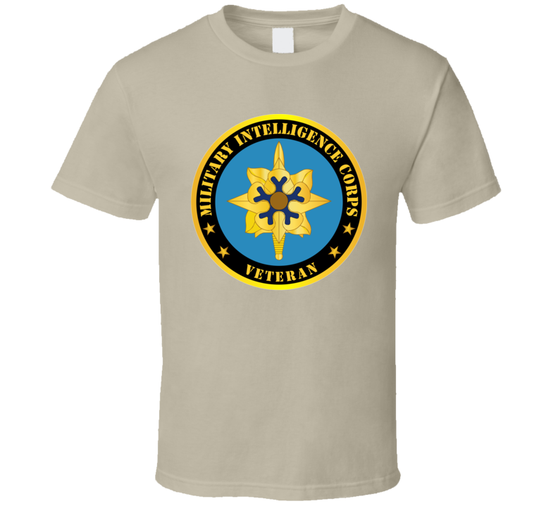 Army - Military Intellligence Corps Branch Veteran T Shirt