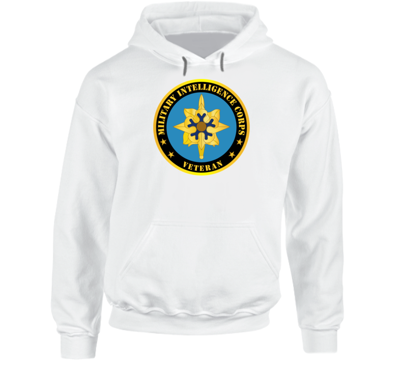 Army - Military Intellligence Corps Branch Veteran Hoodie