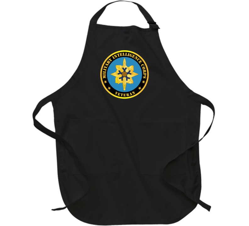 Army - Military Intellligence Corps Branch Veteran Apron