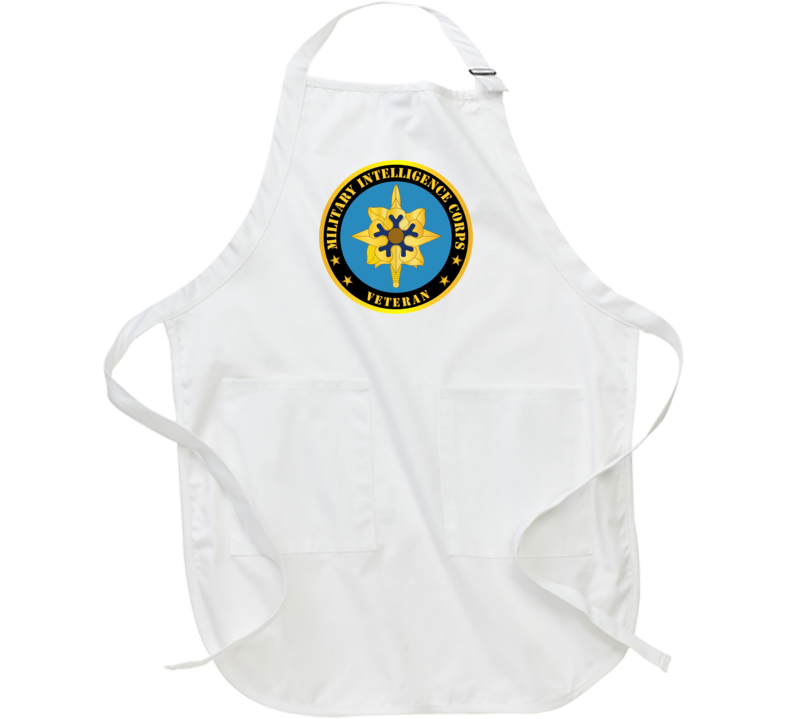 Army - Military Intellligence Corps Branch Veteran Apron