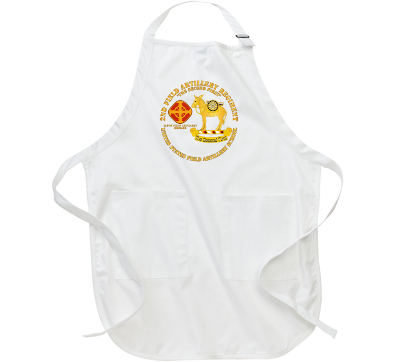 Army - 2nd Field Artillery Regiment - Us Fa School Apron