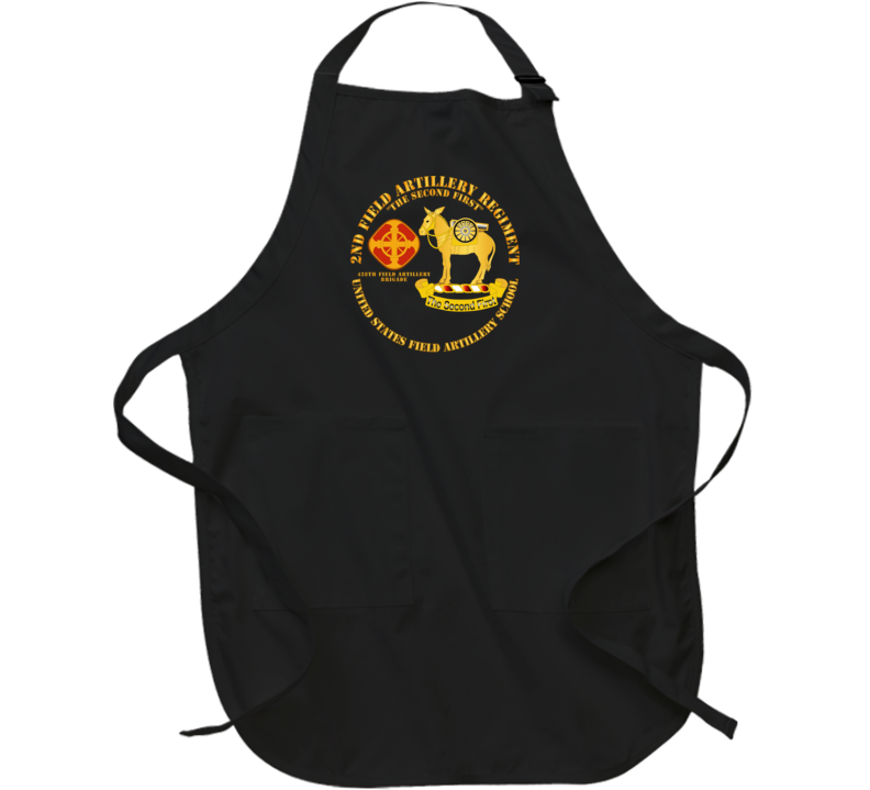 Army - 2nd Field Artillery Regiment - Us Fa School Apron