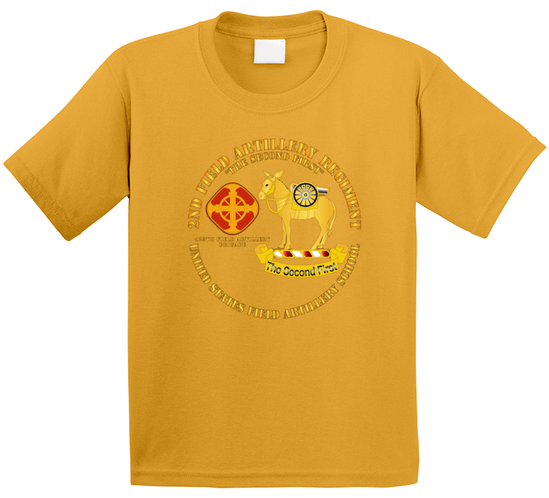 Army - 2nd Field Artillery Regiment - Us Fa School Kids