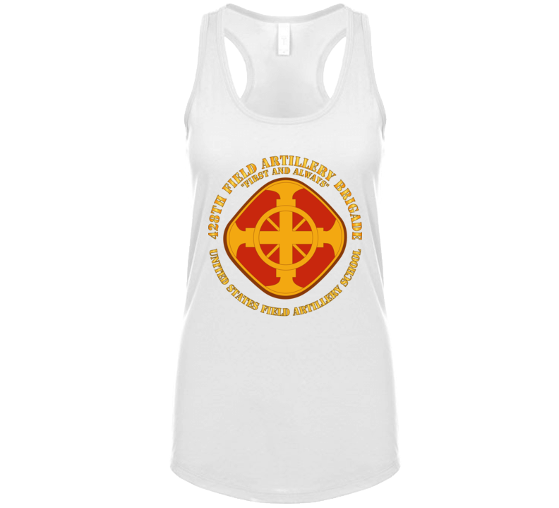 Army - 428th Field Artillery Bde - Us Fa School Ladies Tanktop