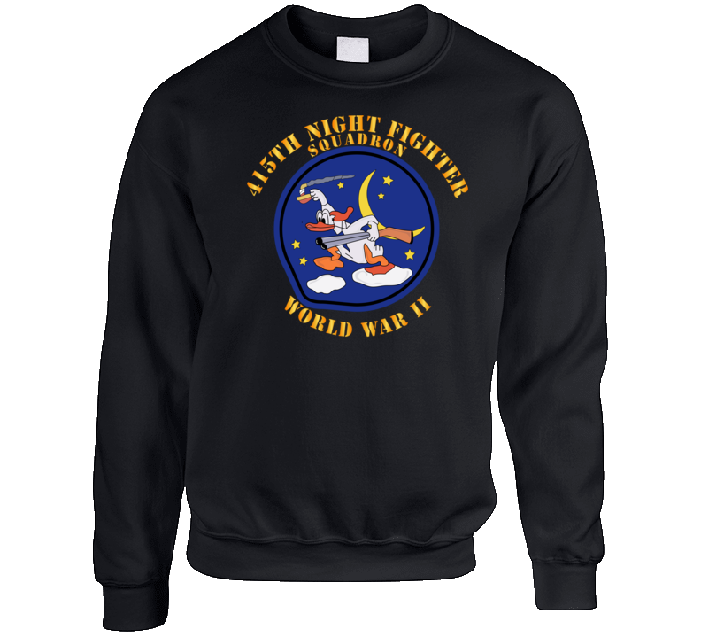 Aac - 415th Night Fighter Squadron - Wwii Sweat Shirt