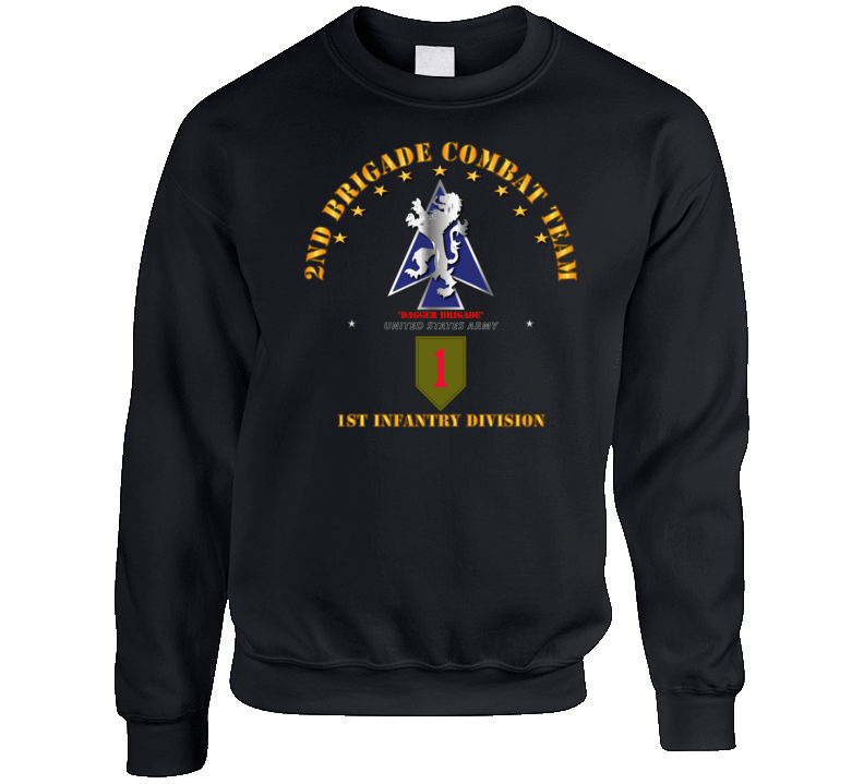 Army - 2nd Bde Combat Tm - 1st Infantry Div V1 Sweat Shirt