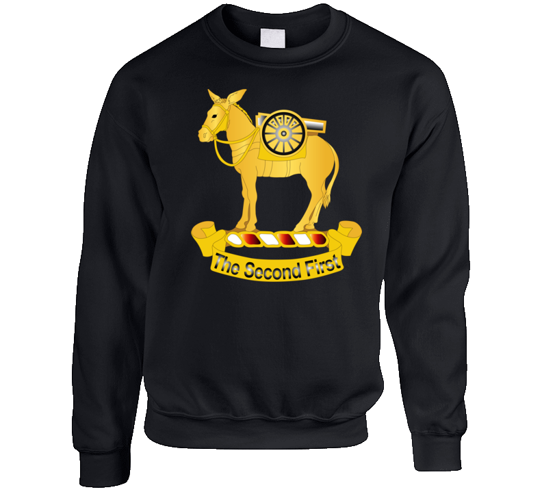 Army - 2nd Field Artillery Regiment Wo Txt T Shirt