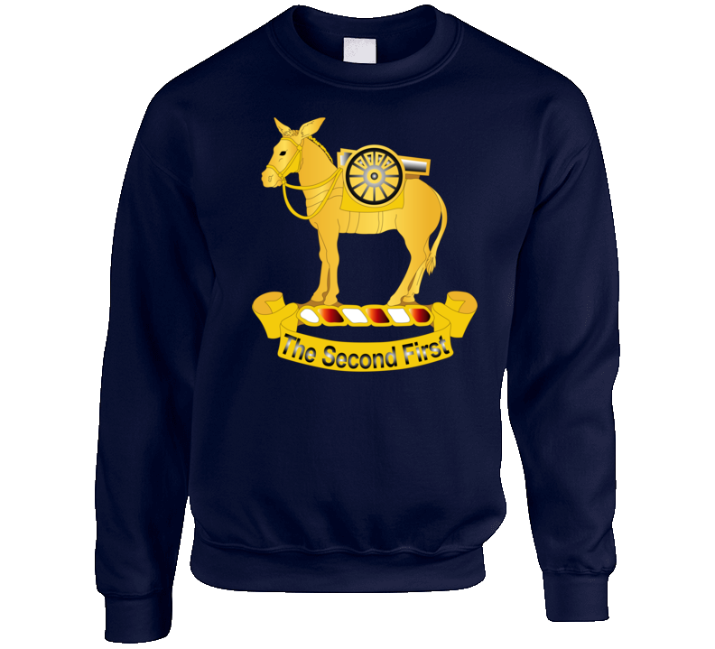 Army - 2nd Field Artillery Regiment Wo Txt T Shirt