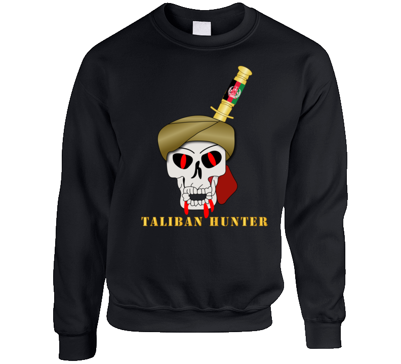Sof - Taliban Hunter W Bayonet In Skull T Shirt
