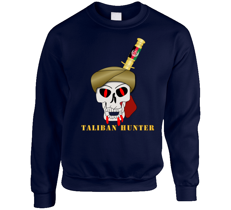 Sof - Taliban Hunter W Bayonet In Skull T Shirt
