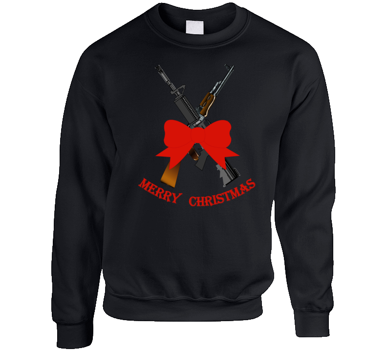Weapons - Christmas Rifles - M4 - Ak Sweatshirt T Shirt